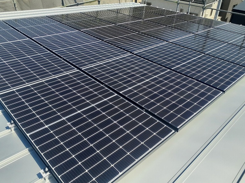 香川県高松市Ｏ様邸（新築）で太陽光パネル工事を行いました。 画像