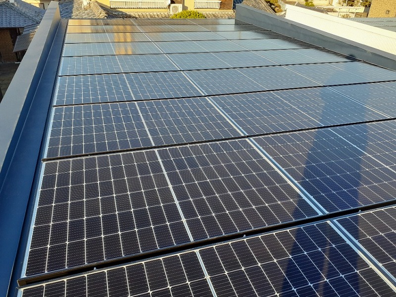 徳島市Ｚ様邸（既築）で太陽光パネル工事を行いました。 アイキャッチ画像
