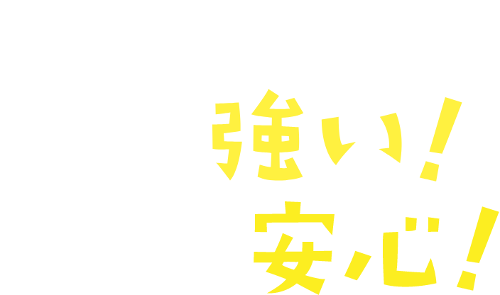 アシストはだから強い！だから安心