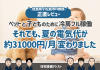 【お客様レビューあり】冷房フル稼働でも、夏の電気代が約31000円/月 変わりました アイキャッチ画像