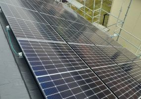 吉野川市Ｎ様邸（既築）で太陽光パネル工事を行いました。 アイキャッチ画像