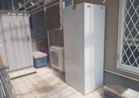 徳島市Ｔ様邸のエコキュートの取替工事を行いました。 アイキャッチ画像
