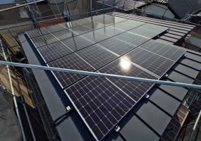 鳴門市Ｈ様邸（新築）で太陽光パネル工事を行いました。 アイキャッチ画像